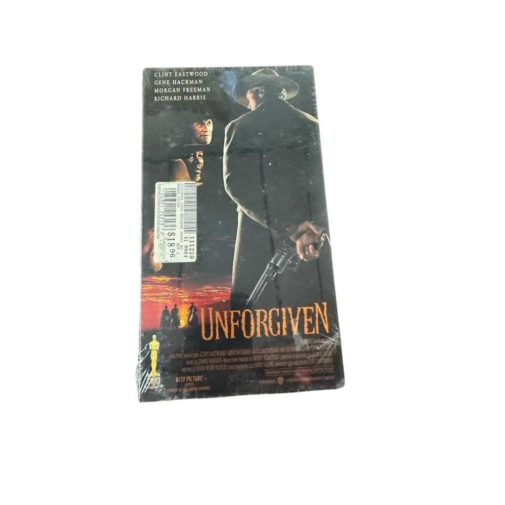 Unforgiven VHS Eastwood‎ Hackman Freeman New Sealed Warner Home Video Watermark